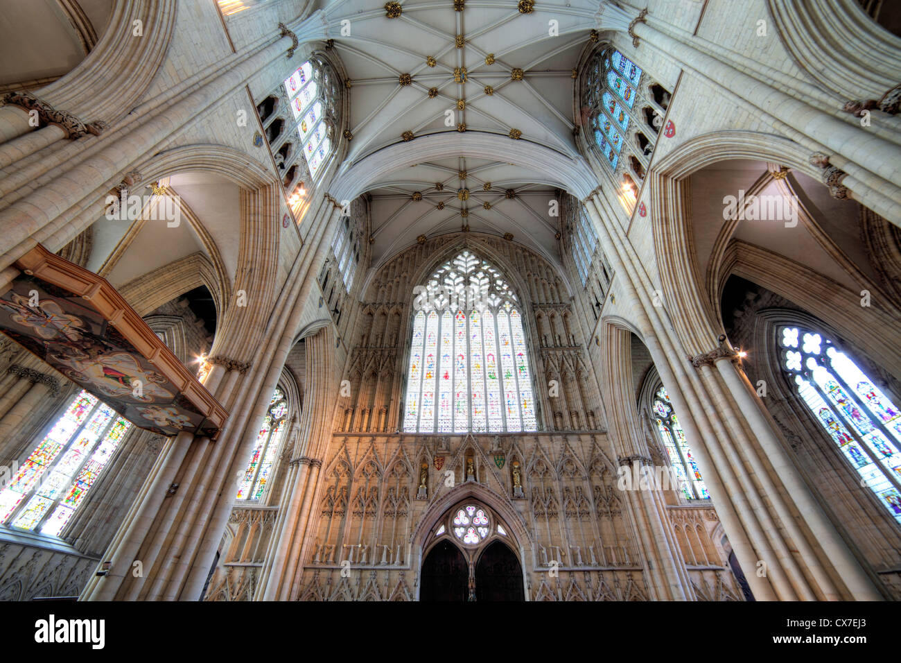 La cathédrale de York, York, North Yorkshire, Angleterre, Royaume-Uni Banque D'Images