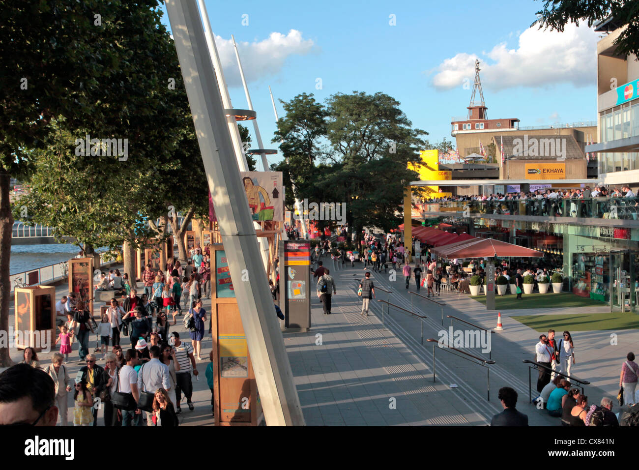 Au cours de la Banque du Sud Festival d'été de Londres 2012 Banque D'Images