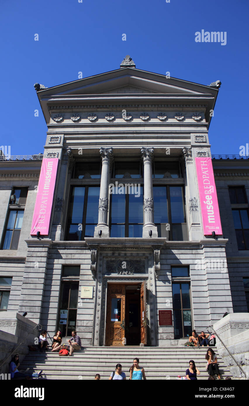 Canada, Montréal, Université McGill, Université, Musée Redpath, Banque D'Images