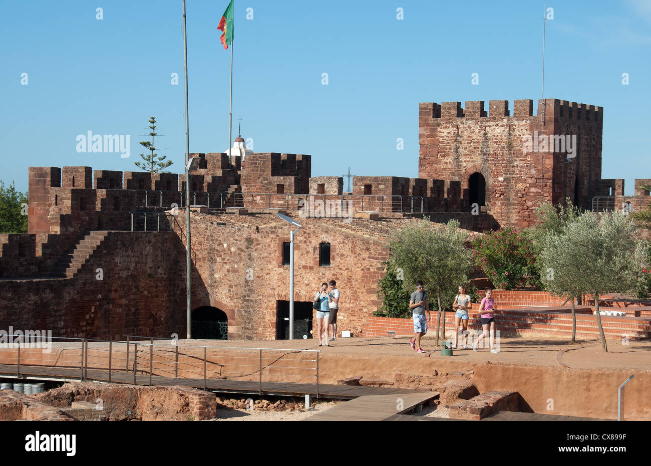 ALGARVE, PORTUGAL. Château de Silves. 2012. Banque D'Images