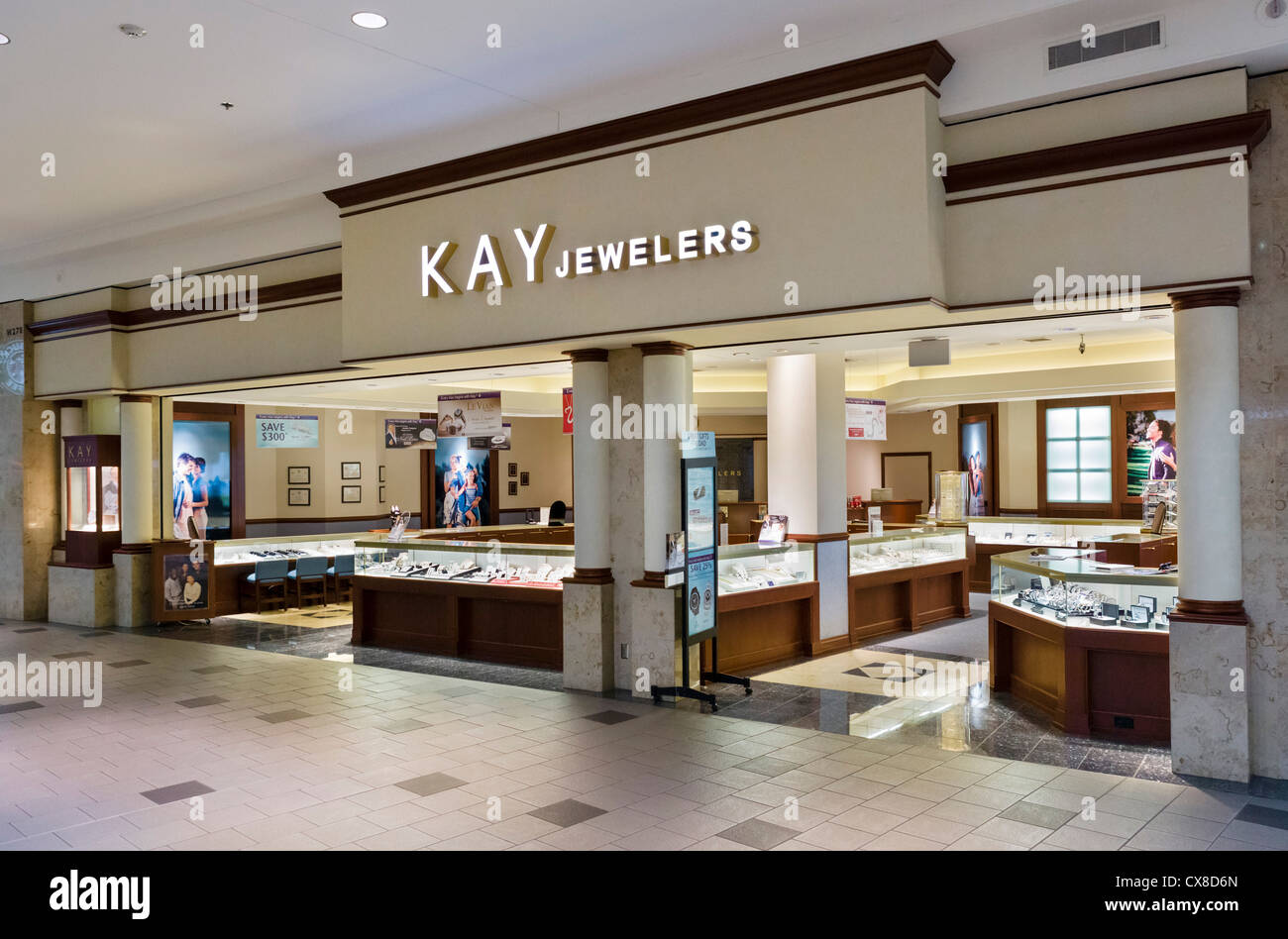 Dans la Boutique des Joailliers Kay Mall of America, Minneapolis, Minneapolis, Minnesota, USA Banque D'Images