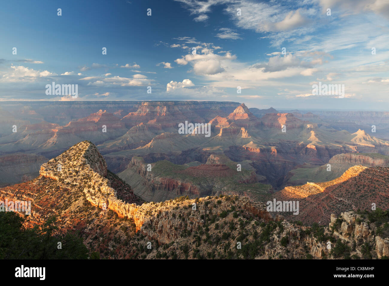 Soir vue sur le Grand Canyon Banque D'Images