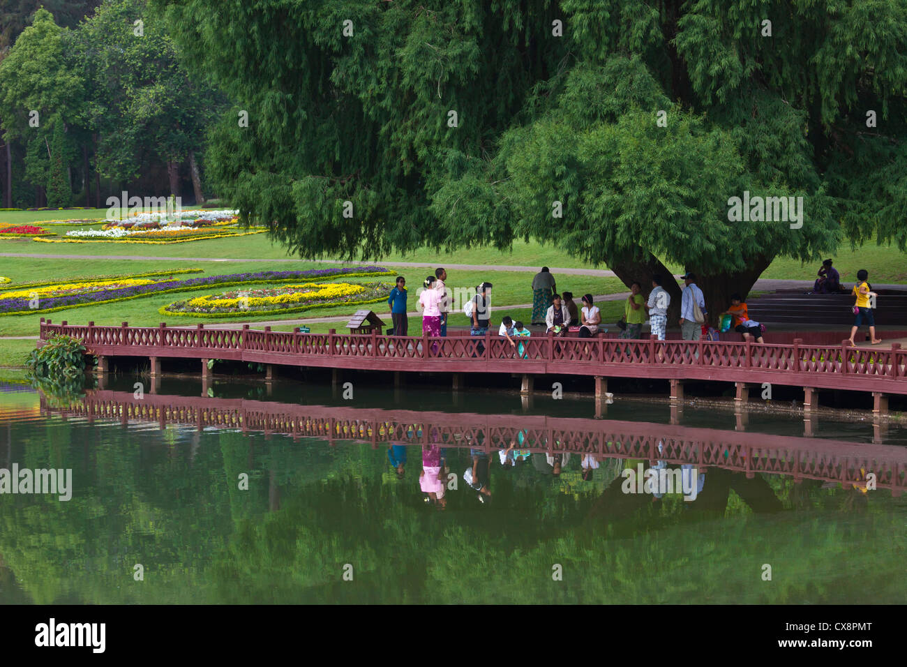 Le KANDAWGYI NATIONAL GARDENS à pyin u lwin (MAYMYO - également connu sous le nom de Myanmar Banque D'Images