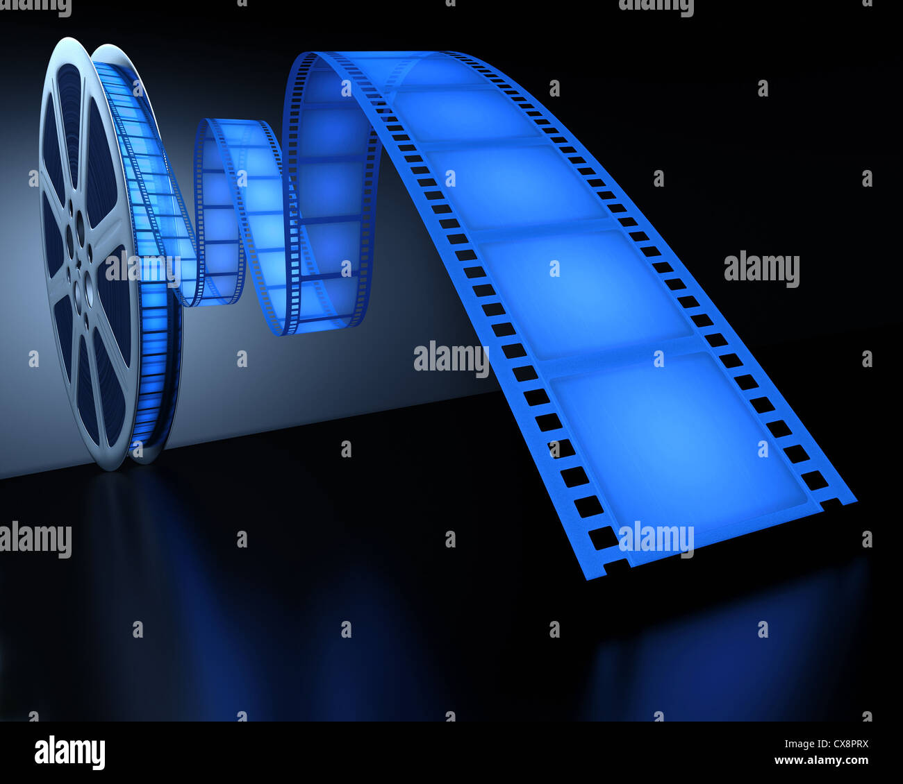 Concept de l'industrie cinématographique. Banque D'Images