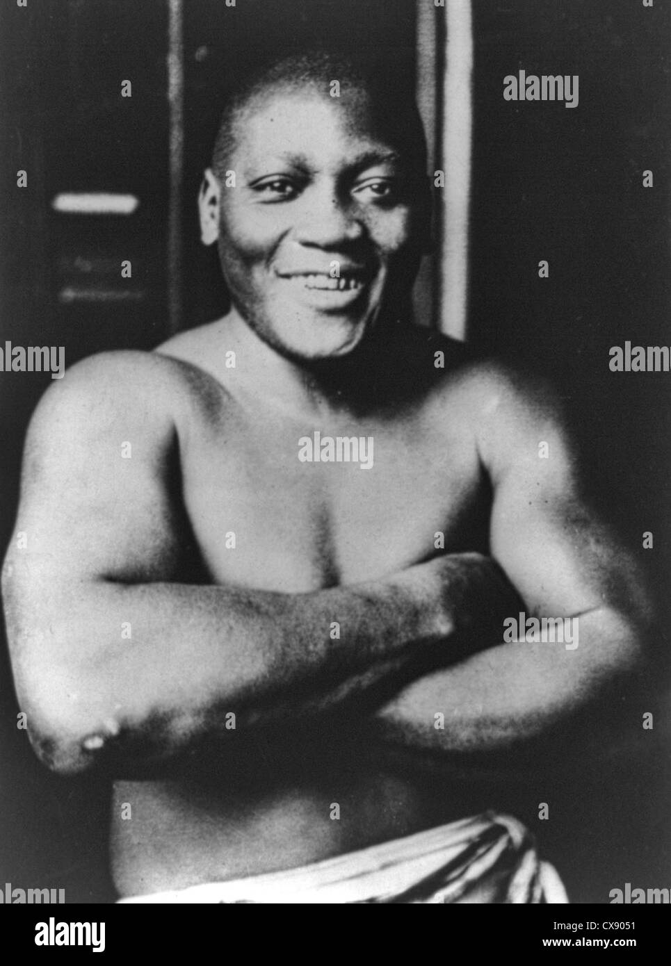 Jack Johnson, Champion de boxe poids lourd, vers 1915 Banque D'Images