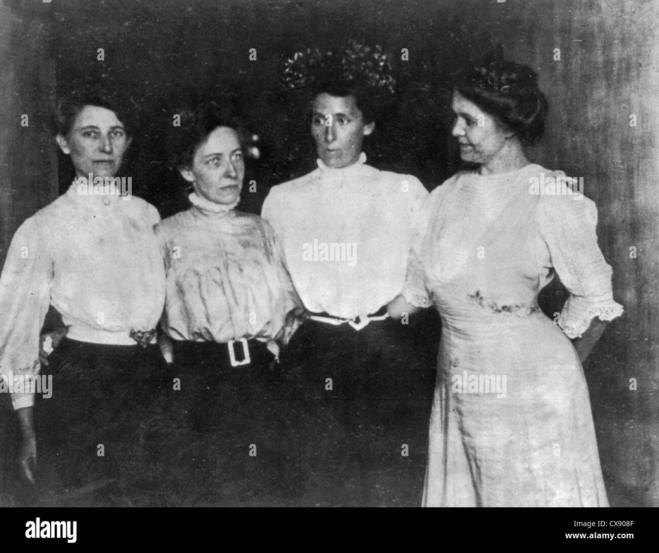 Socalist femmes en prison de Los Angeles, Août 1908 Banque D'Images