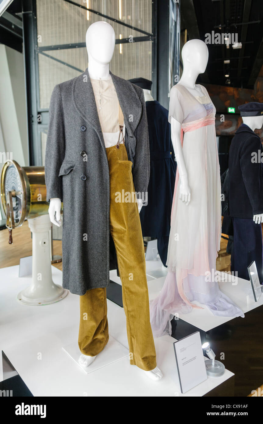 Costume de la 1997 film 'Titanic' (James Cameron) porté par Leonardo Di Caprio Banque D'Images
