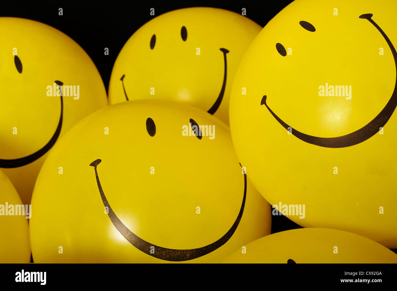 Ballons smiley Banque D'Images Ballons smiley Banque D'Images