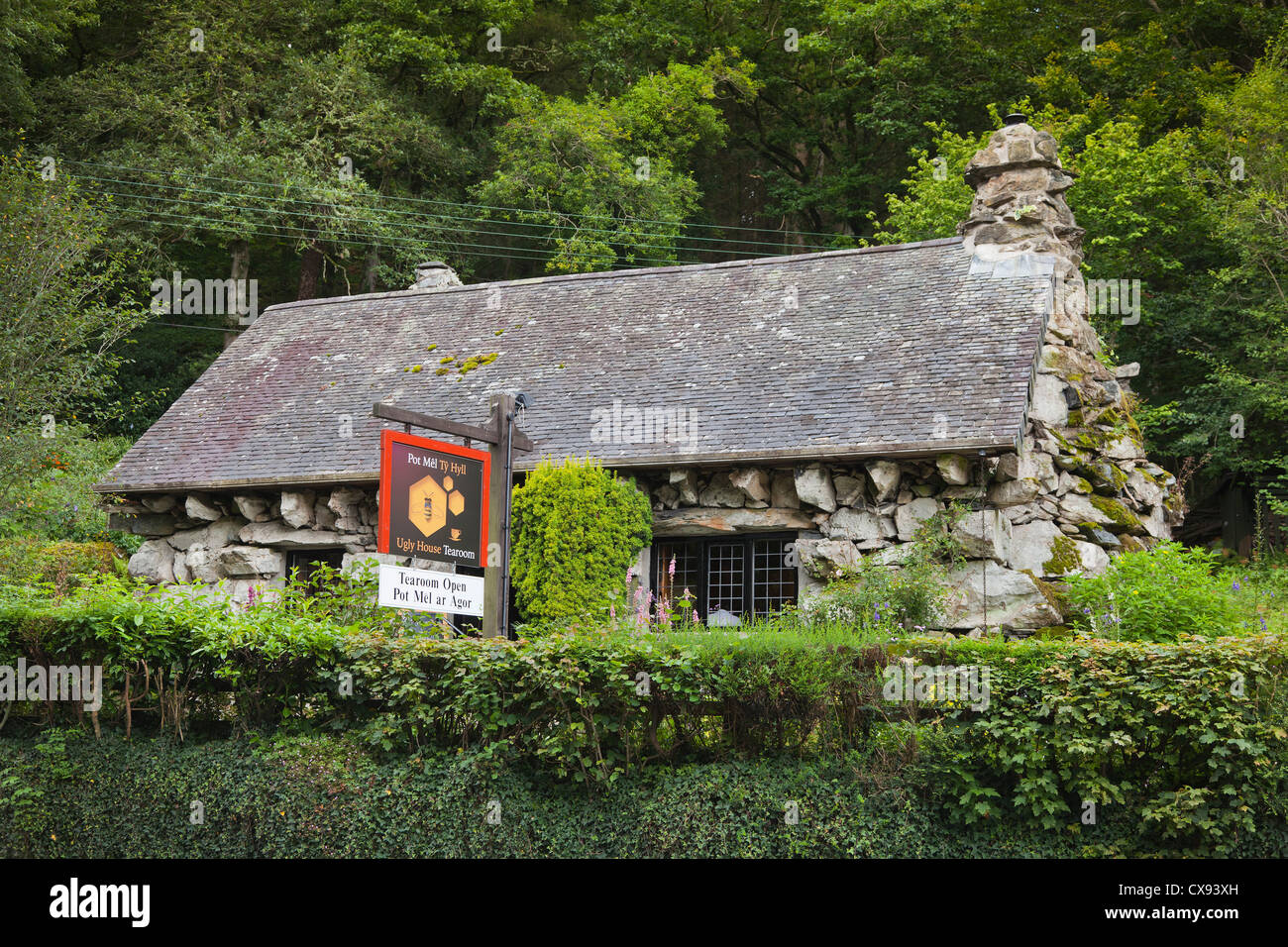 Ugly House, Betws-Y-coed, Ty Hyll, Betws-Y-coed, au Pays de Galles Banque D'Images
