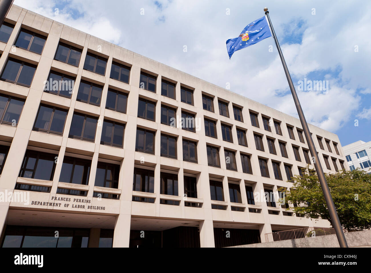 Ministère du Travail - siège de Washington, DC, USA Banque D'Images