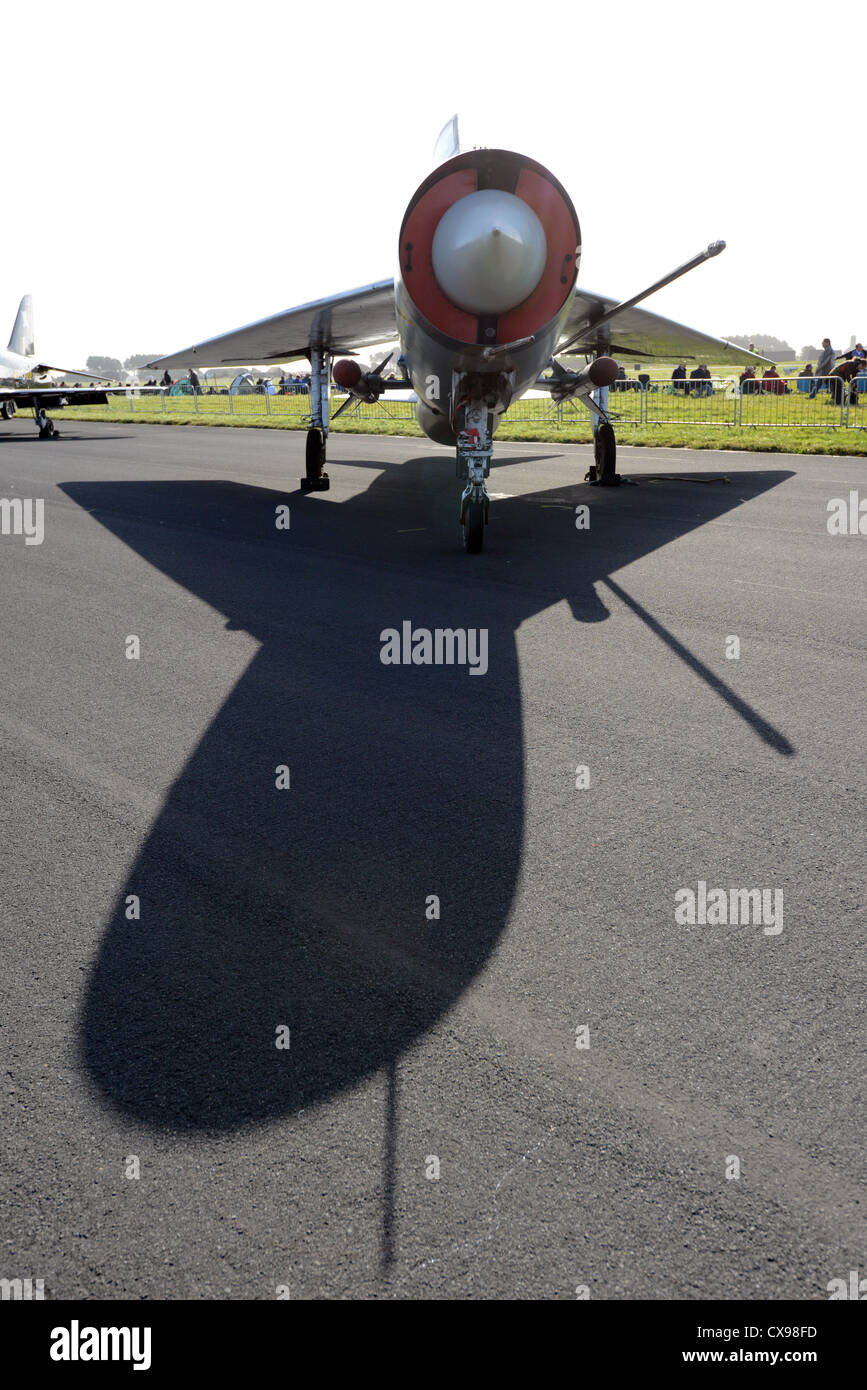 La foudre supersonique F3 dans le cadre de la RAF Leuchars présentation statique dans leur salon aéronautique 2012 Banque D'Images