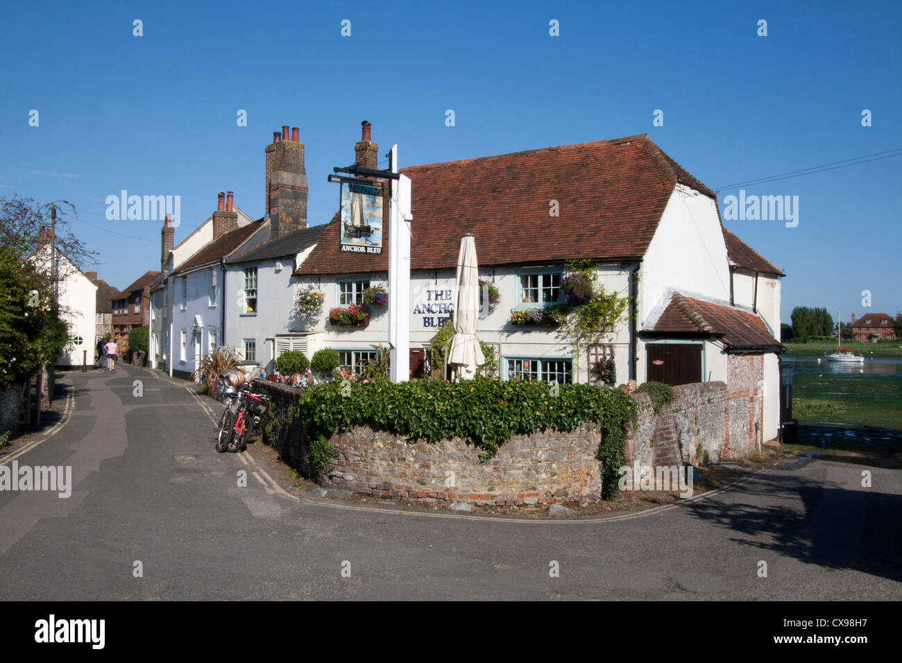 L'Ancre Bleu Pub, Bosham, West Sussex Banque D'Images