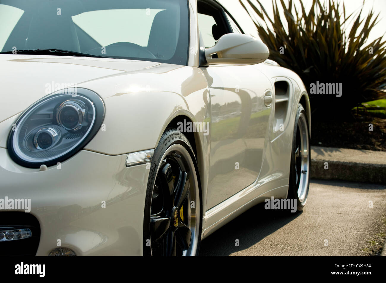 Une Porsche 997. Banque D'Images