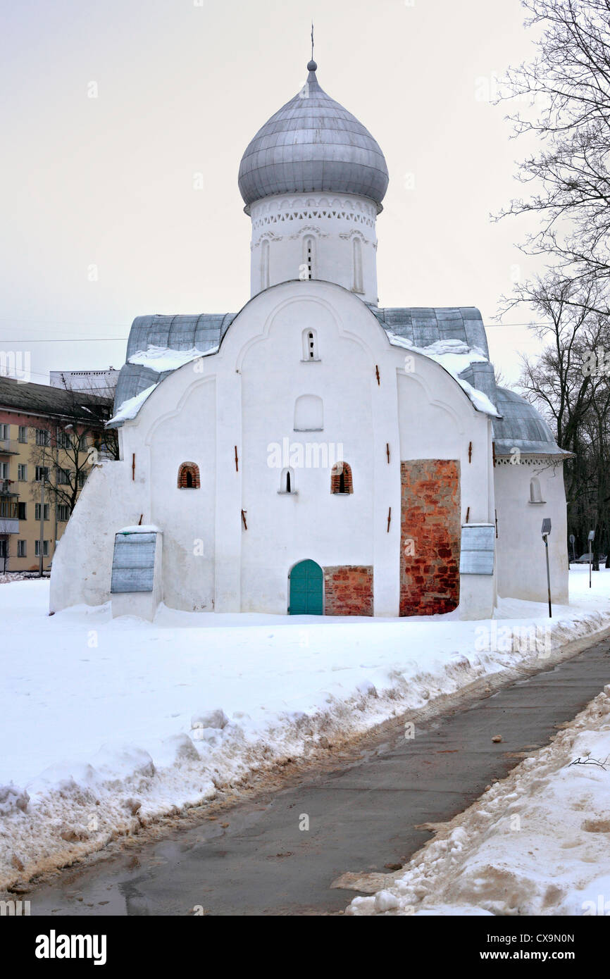 Église de St Blaise (1407), Veliki Novgorod, Novgorod Region, Russie Banque D'Images