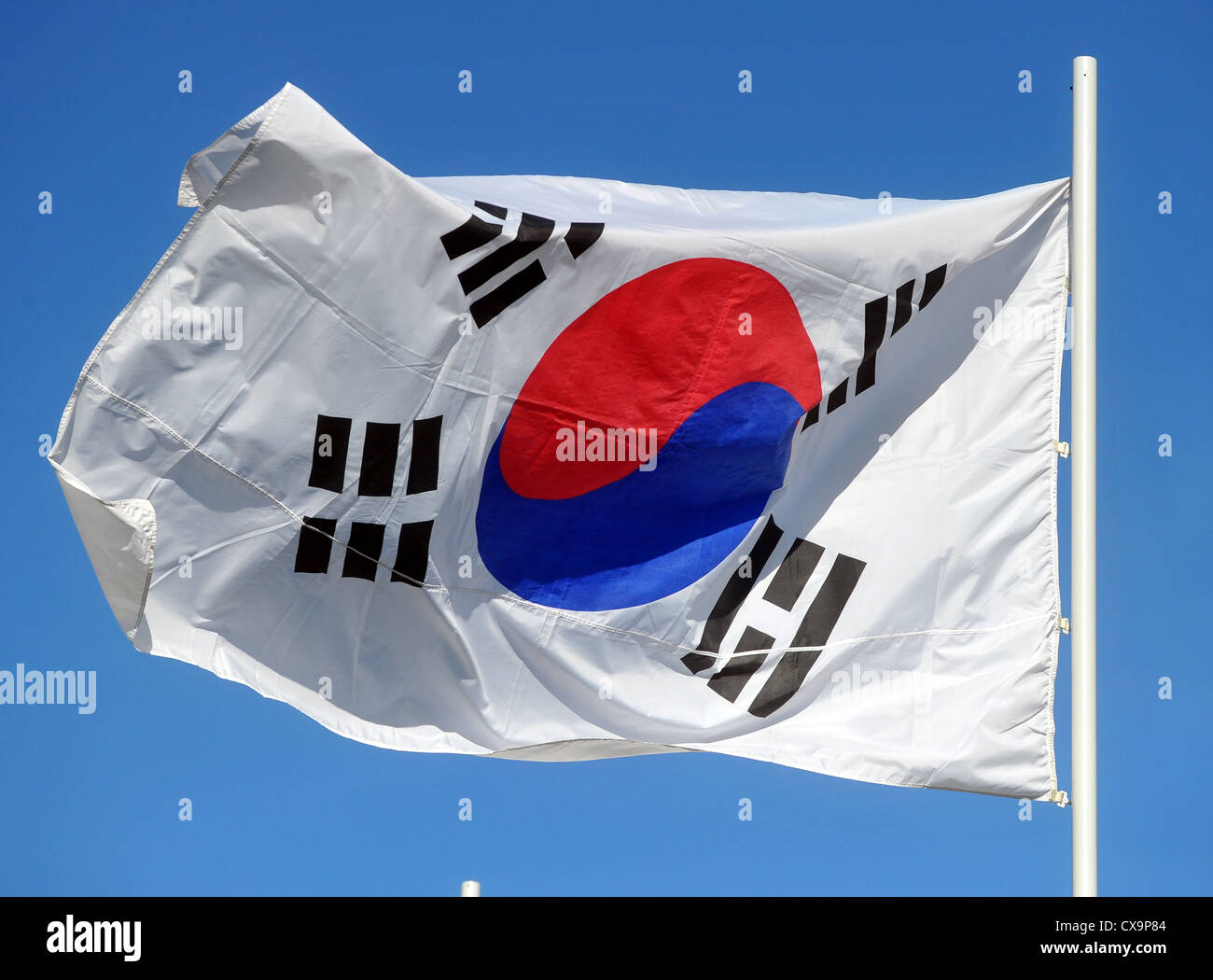 Drapeau de la corée du sud Banque de photographies et d’images à haute ...