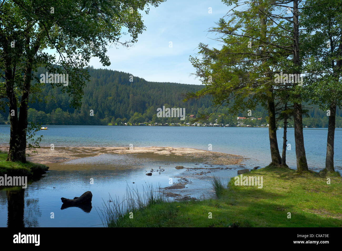 Lac De Longemere Vosges France. Alsace, Lorraine Banque D'Images