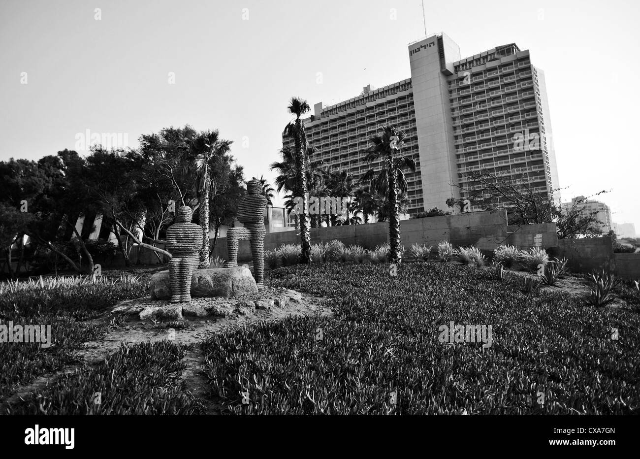 Statues publiques Tel Aviv Banque D'Images