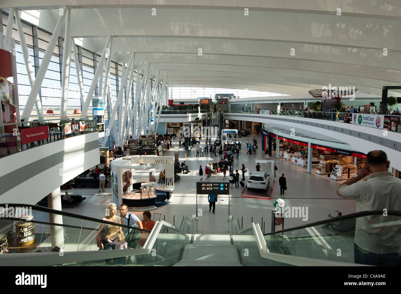 L'Aéroport de Budapest Banque D'Images