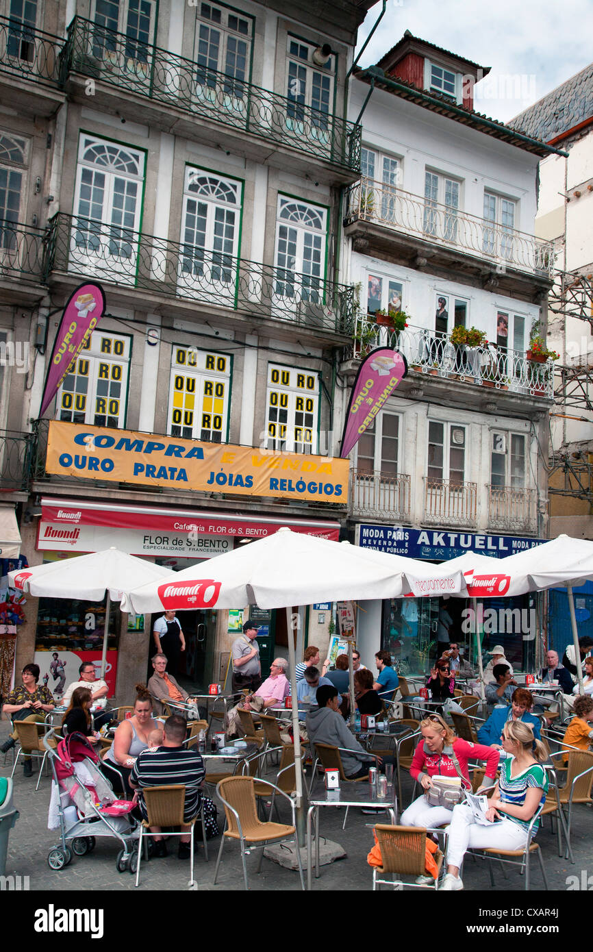 Restaurant en centre-ville, Porto (Porto), Portugal, Europe Banque D'Images