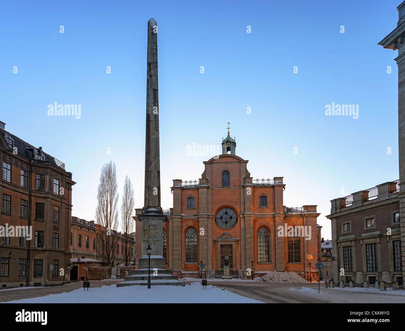 La cathédrale médiévale Stockholm construit en 1279, la plus ancienne église de la ville. Banque D'Images