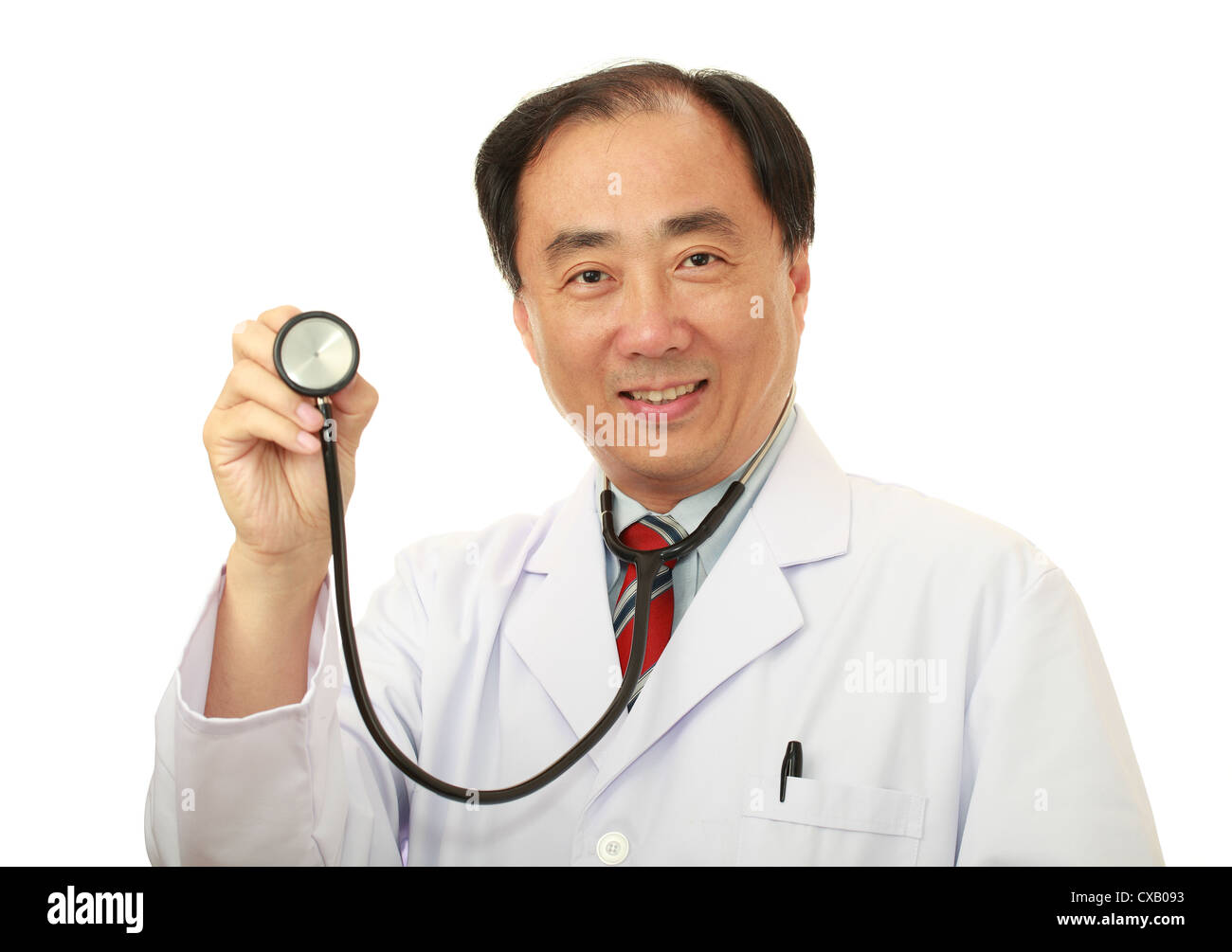Médecin asiatique mâle Banque D'Images