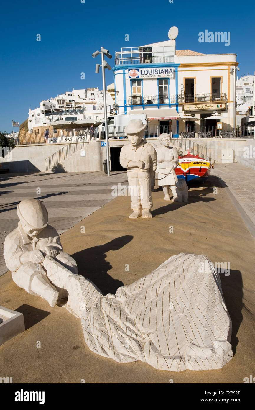 Sculpture, Albufeira, Algarve, Portugal Banque D'Images