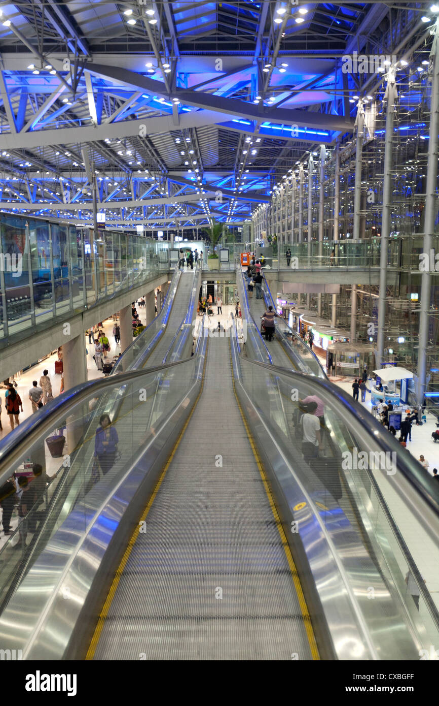 L'Aéroport International Suvarnabhumi Bangkok Thaïlande Banque D'Images