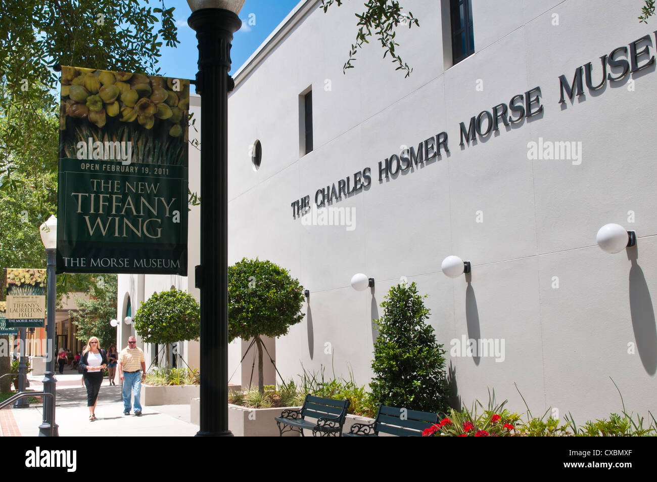 Le Charles Hosmer Morse Museum, Winter Park, Floride, États-Unis d'Amérique, Amérique du Nord Banque D'Images