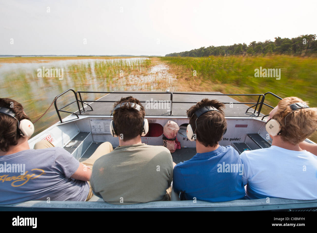 La navigation aérienne dans les Everglades, UNESCO World Heritage Site, Floride, États-Unis d'Amérique, Amérique du Nord Banque D'Images
