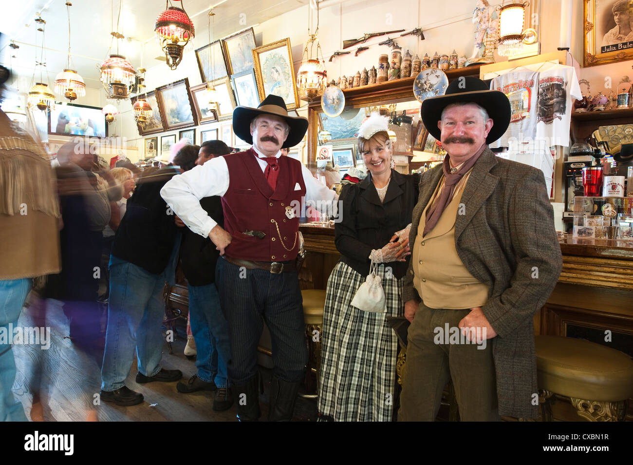 Seau de sang Saloon datant de 1876, Virginia City, Nevada, États-Unis d'Amérique, Amérique du Nord Banque D'Images
