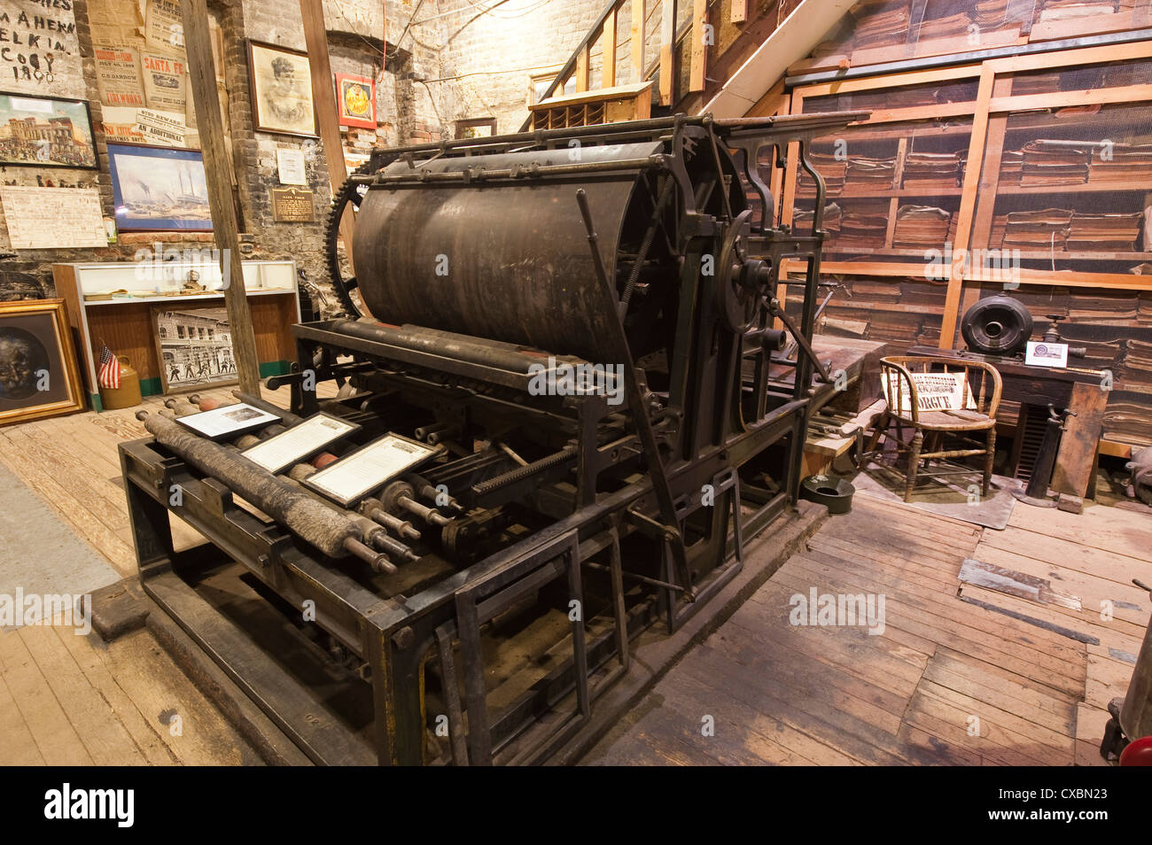 Mark Twain Museum, Virginia City, Nevada, États-Unis d'Amérique, Amérique du Nord Banque D'Images