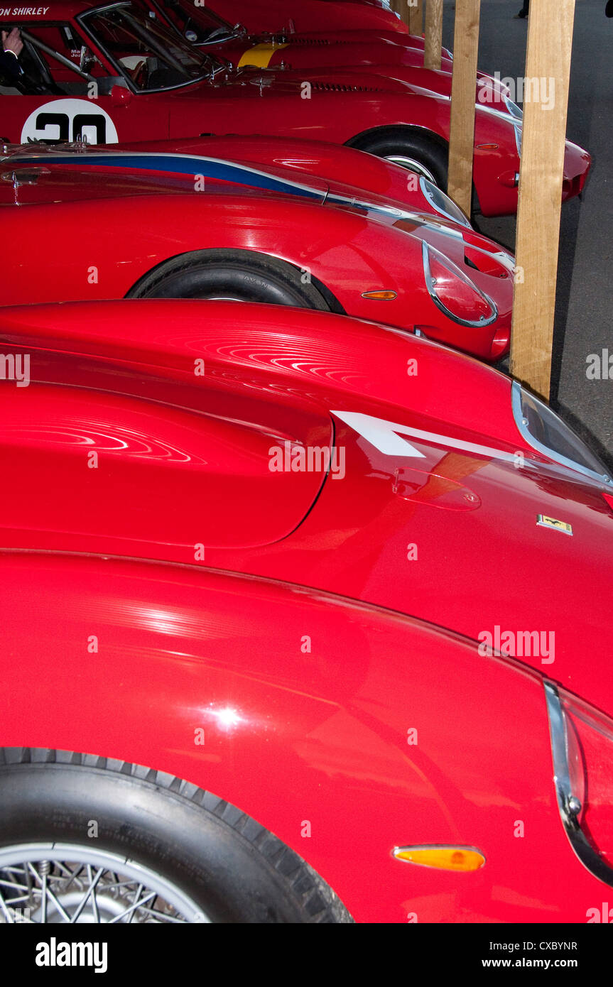 Rangée de Ferrari 250 GTO 1960 Super Cars Banque D'Images