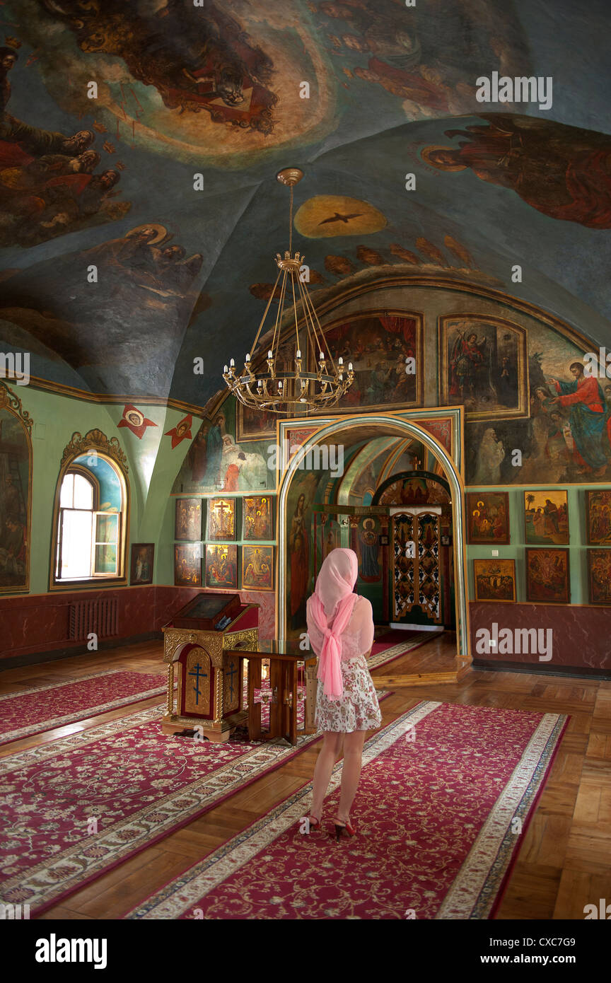 Vydubychi Monastery, Kiev, Ukraine, l'Europe Banque D'Images