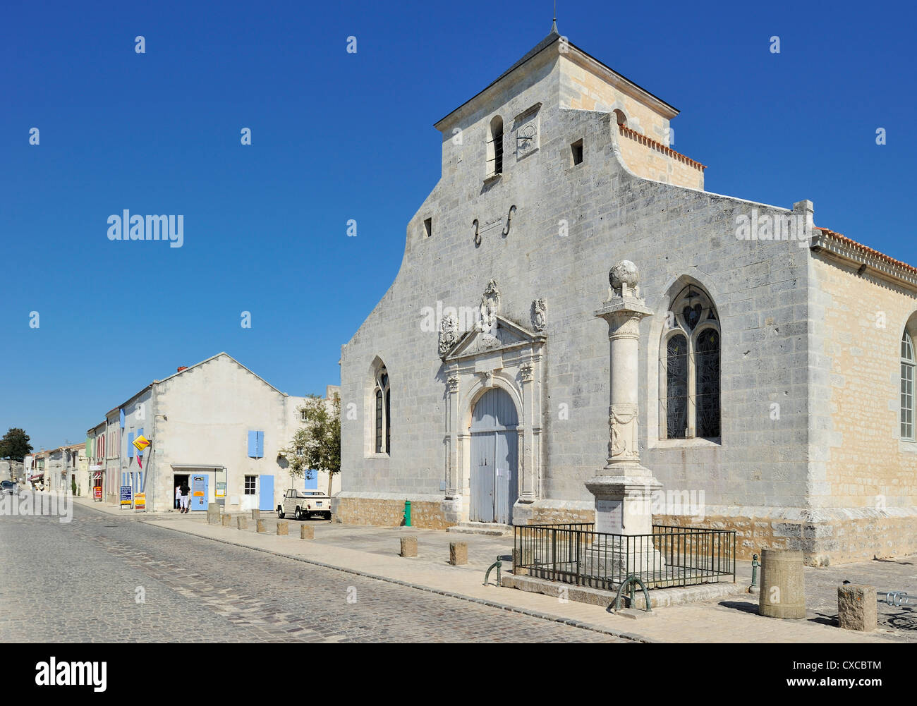 L'église église Saint-Pierre-et-Saint-Paul à Brouage / Hiers-Brouage, Charente-Maritime, France Banque D'Images
