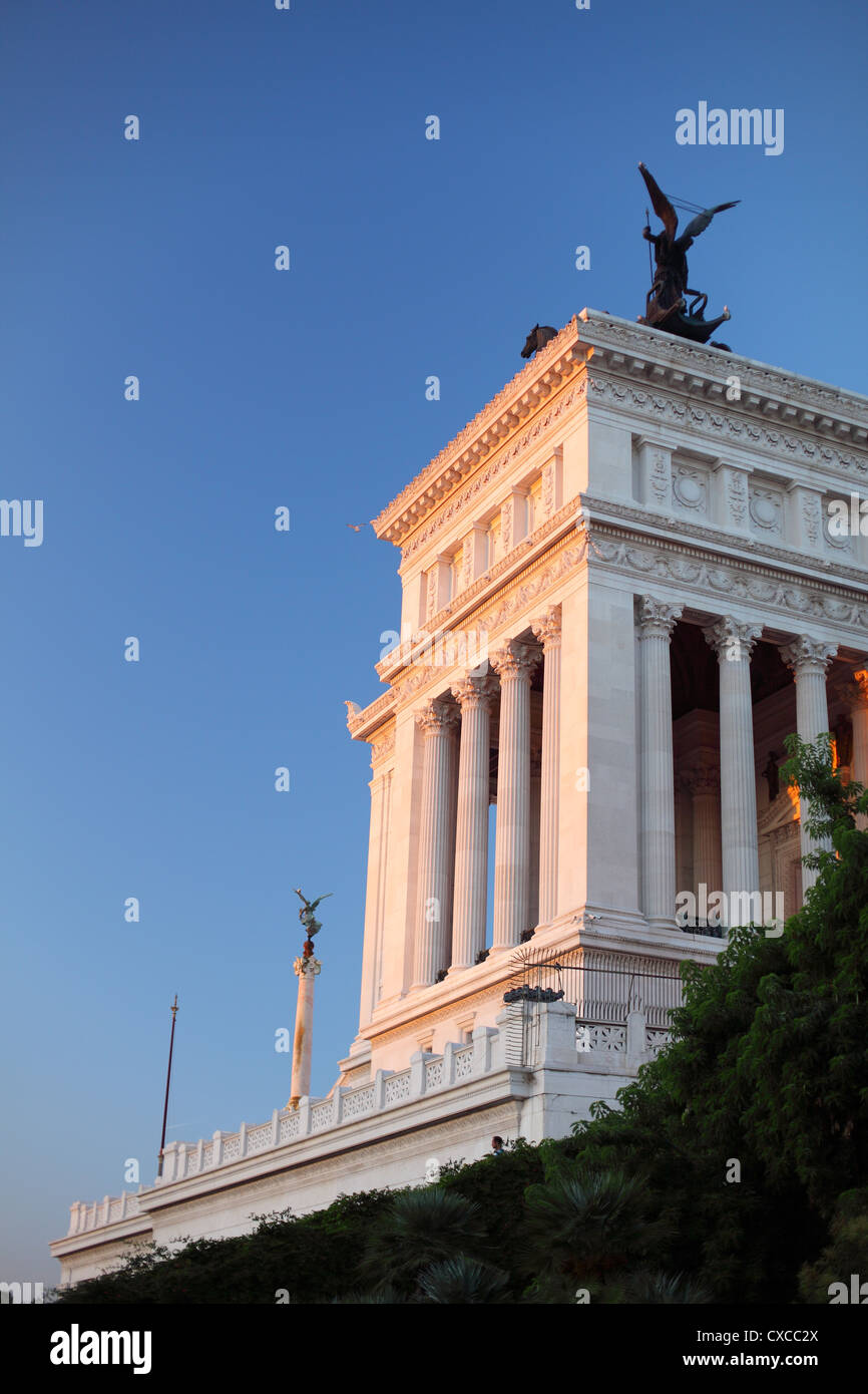 Rome, la colline du Capitole, Emanuel, Viktor, monument de Vittorio Emanuele II Banque D'Images