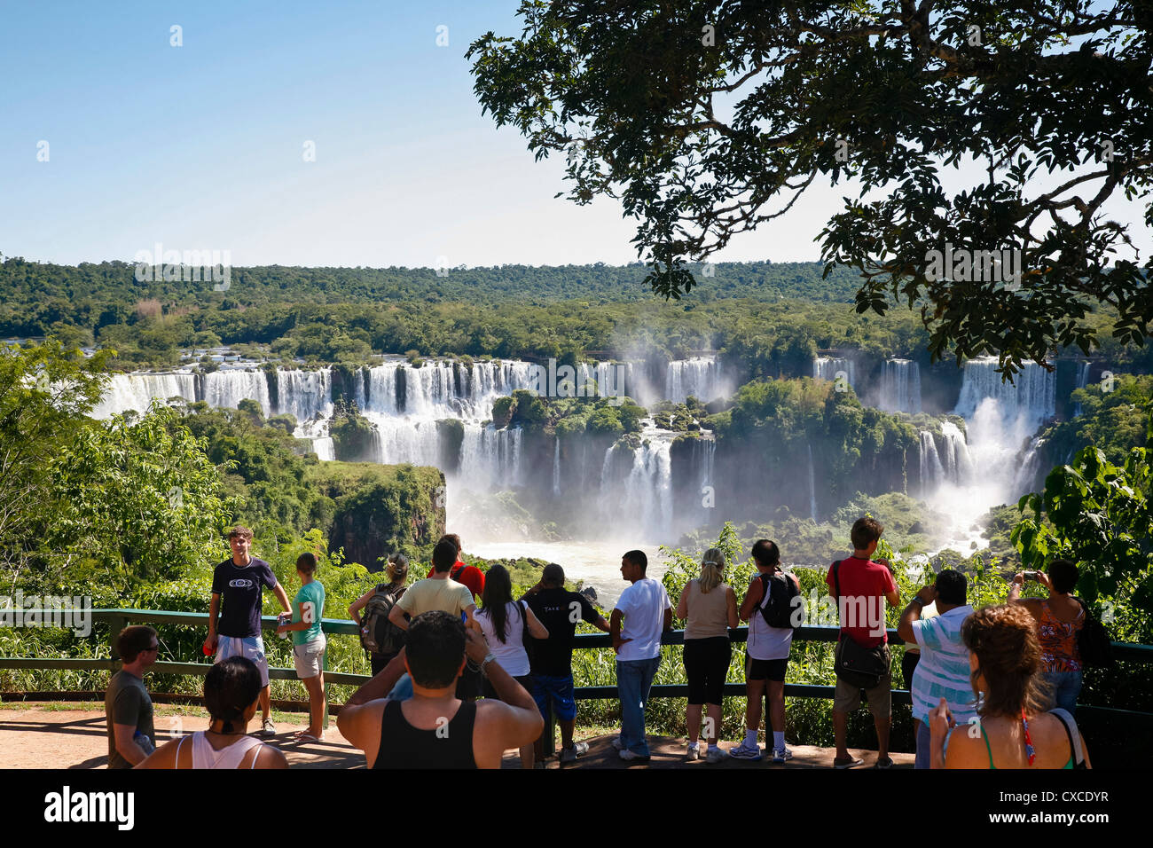 Chutes d'Iguazu, province de Misiones, en Argentine. Banque D'Images