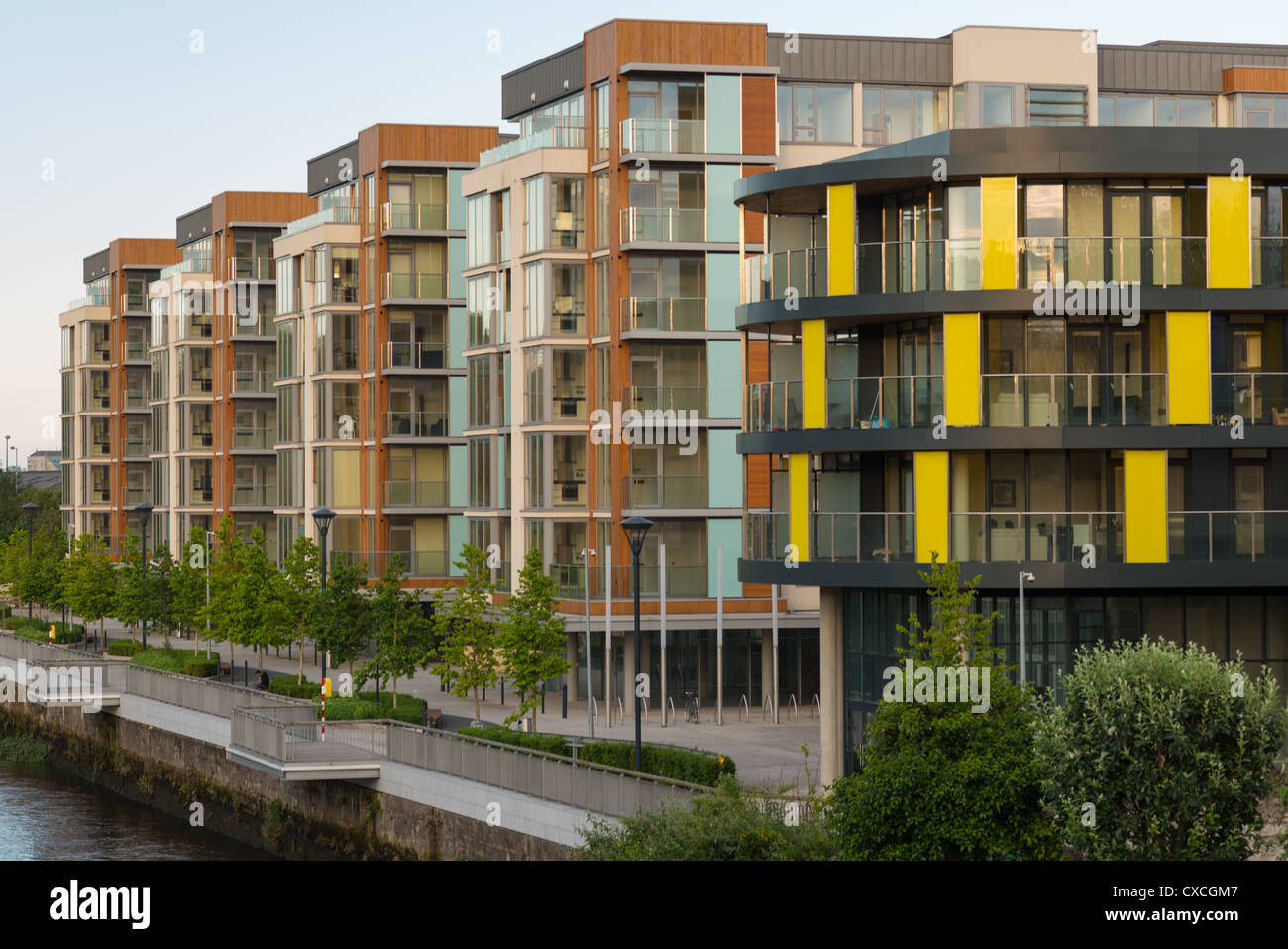 Nouveau développement d'appartements près de Phoenix Park, Dublin, Irlande. Banque D'Images