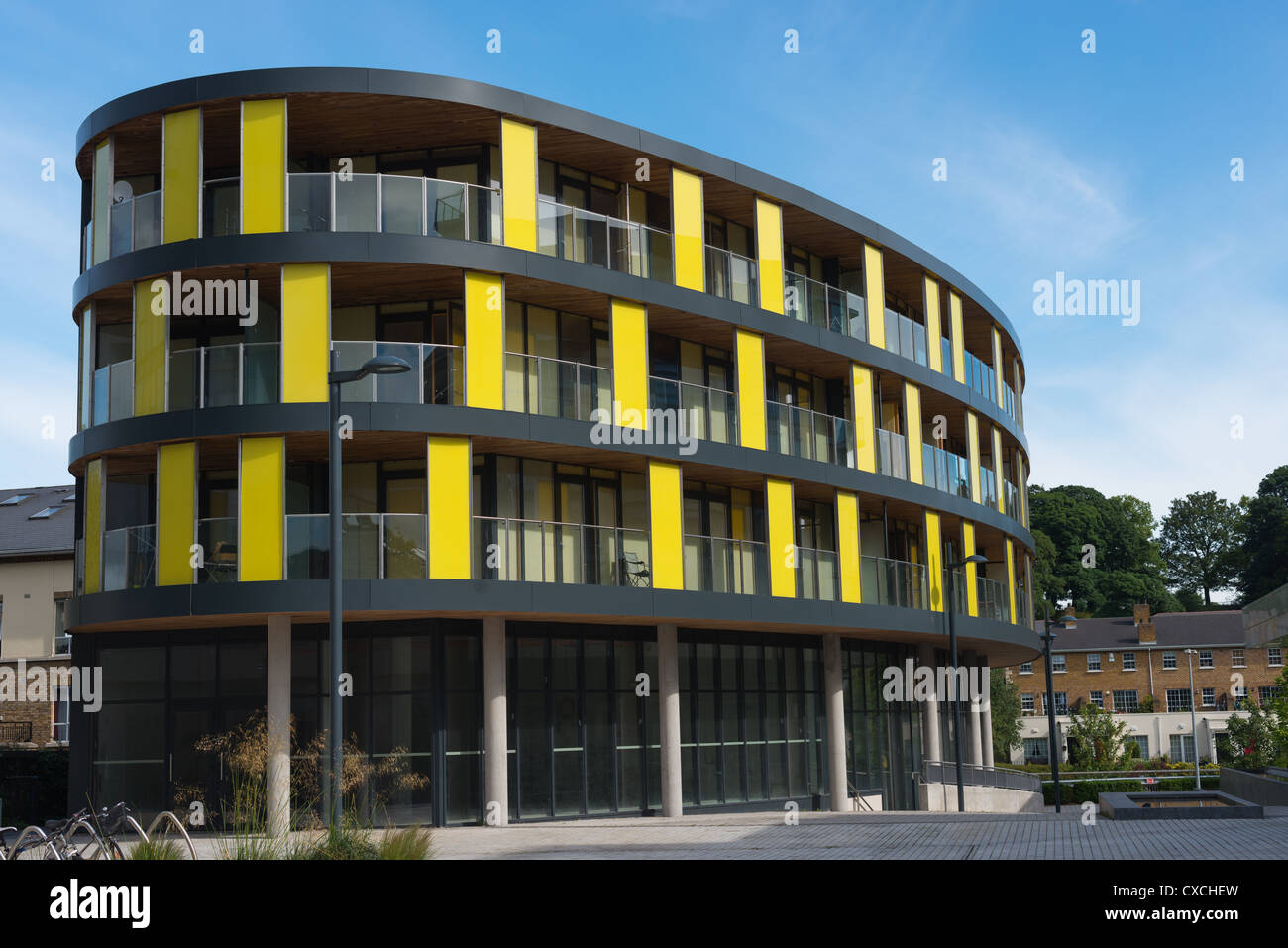 Nouveau développement d'appartements près de Phoenix Park, Dublin, Irlande. Banque D'Images