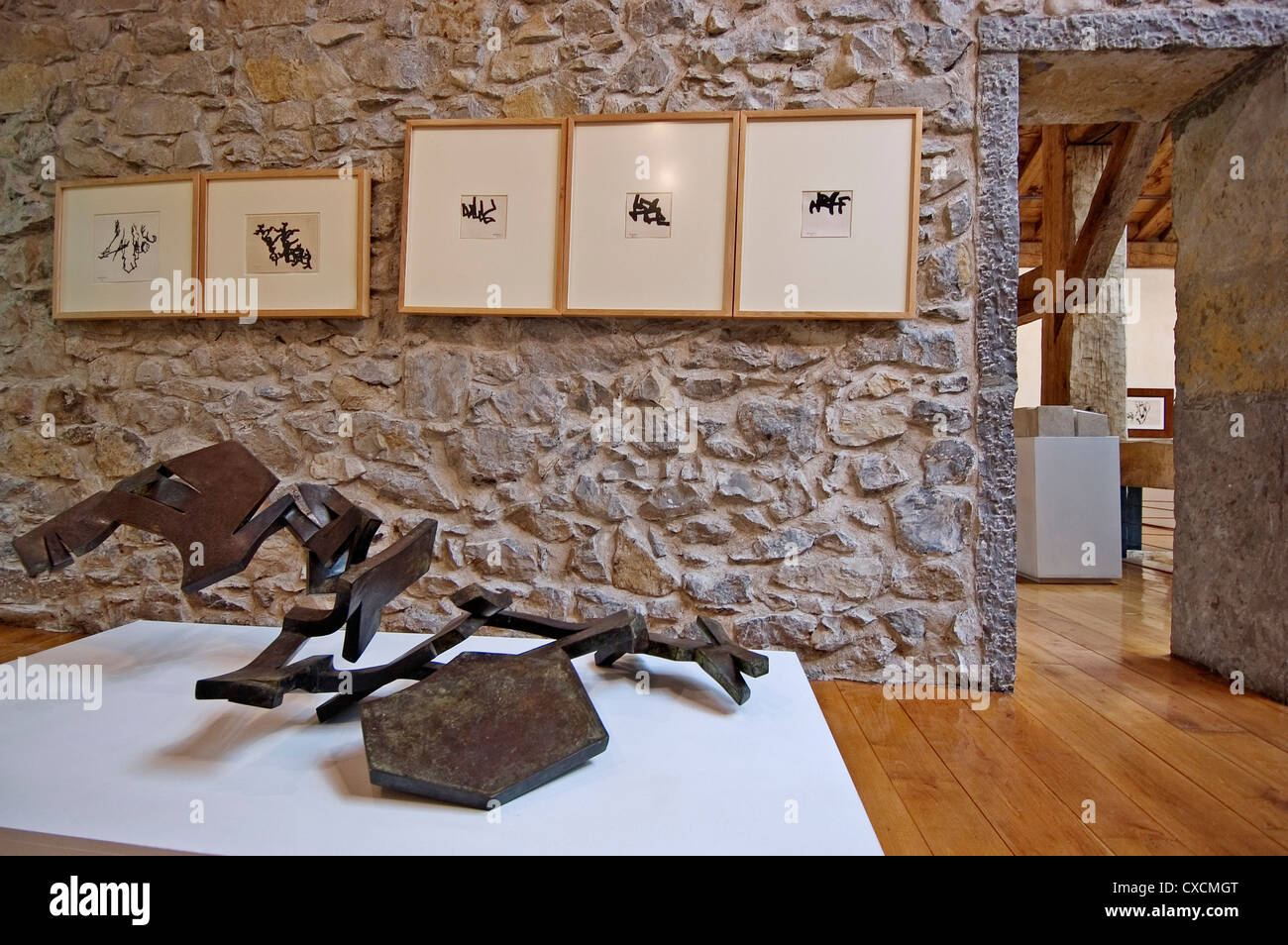 Musée Chillida Leku Caserio Zabalaga Madrid Espagne Banque D'Images