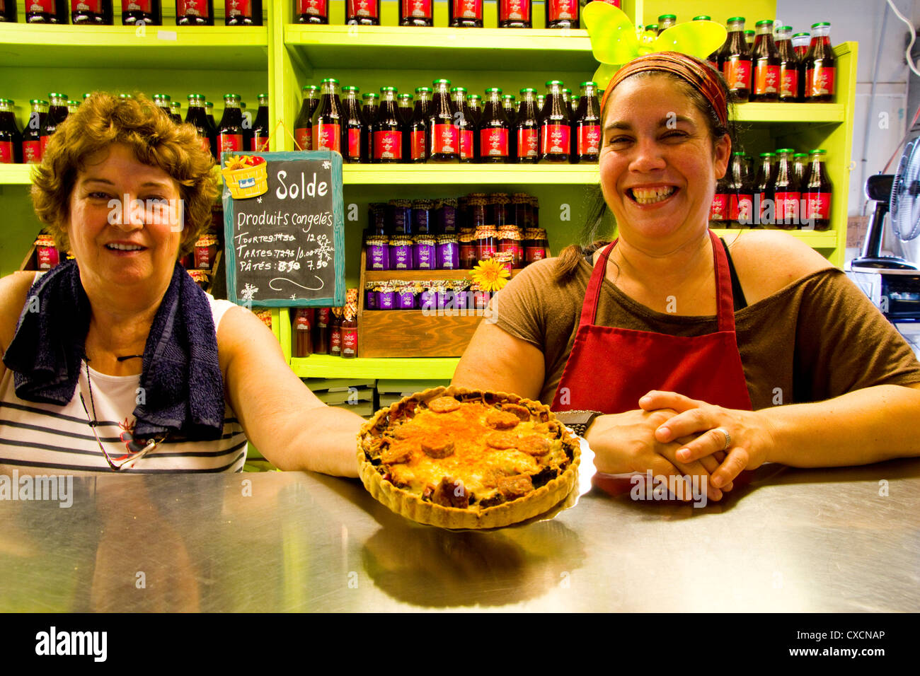 Le marches du Vieux Port Marché), Québec, Canada Banque D'Images