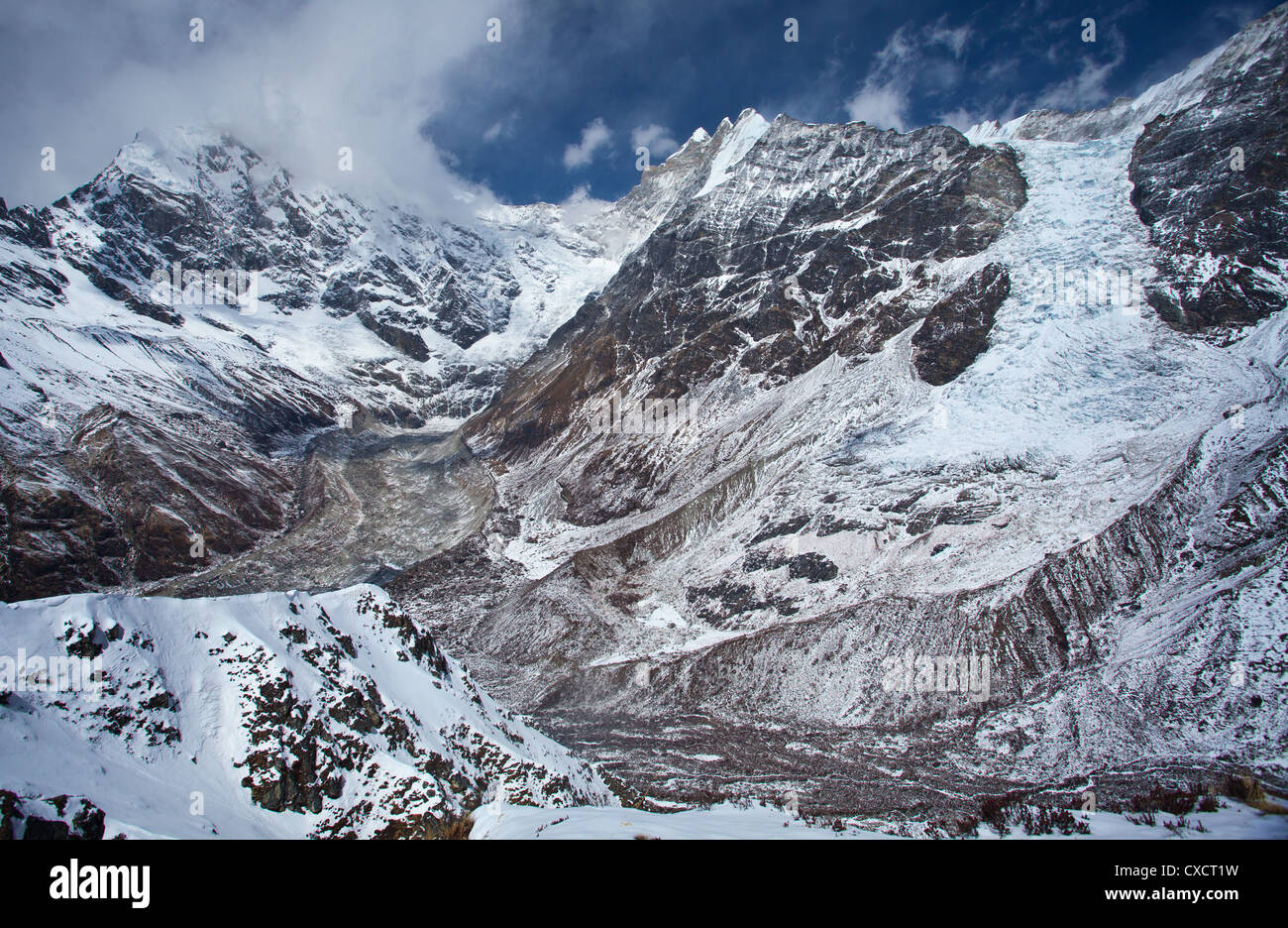 Glacier népal himalaya Banque de photographies et d'images à haute  résolution - Alamy