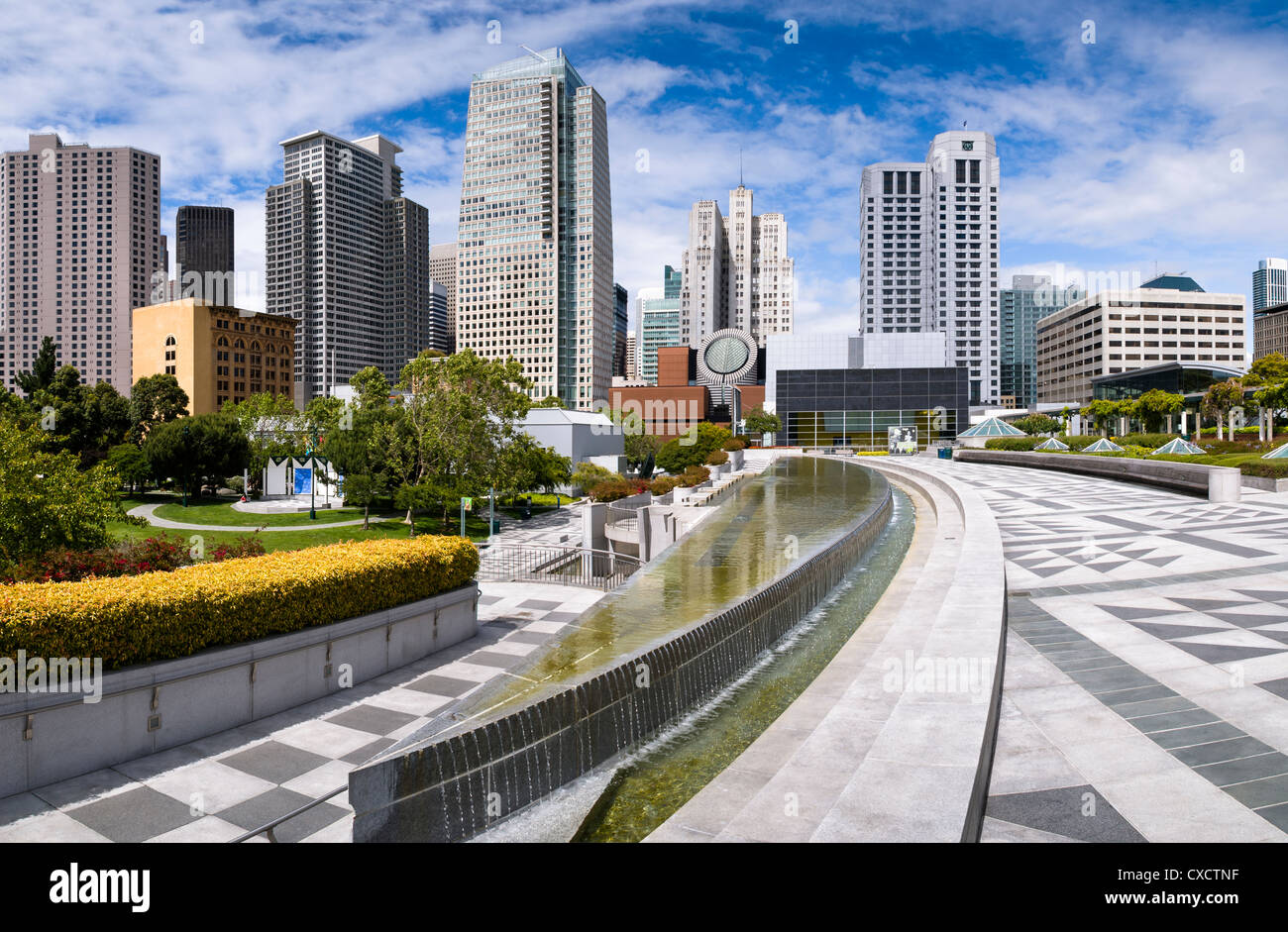 Jardins de Yerba Bueana, San Francisco, California, USA Banque D'Images