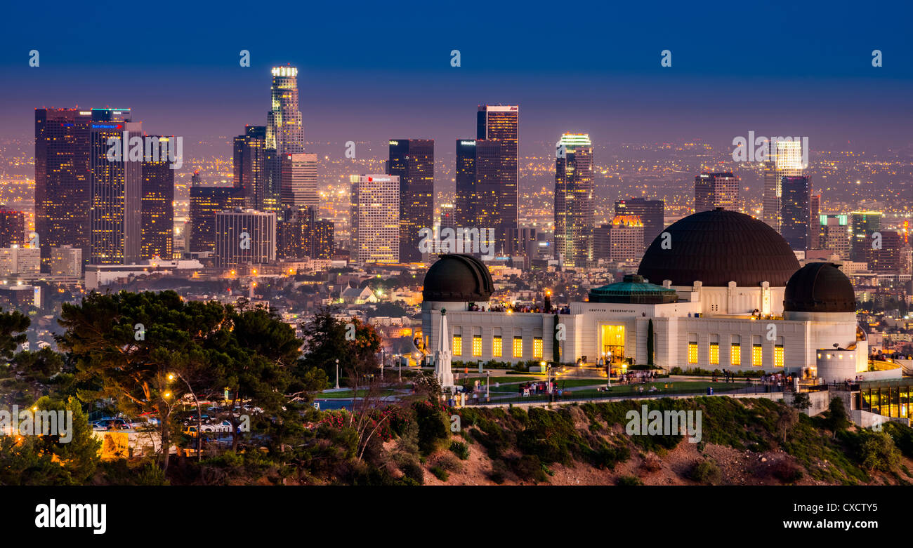 Observatoire Griffith, Los Angeles, Californie, USA Banque D'Images