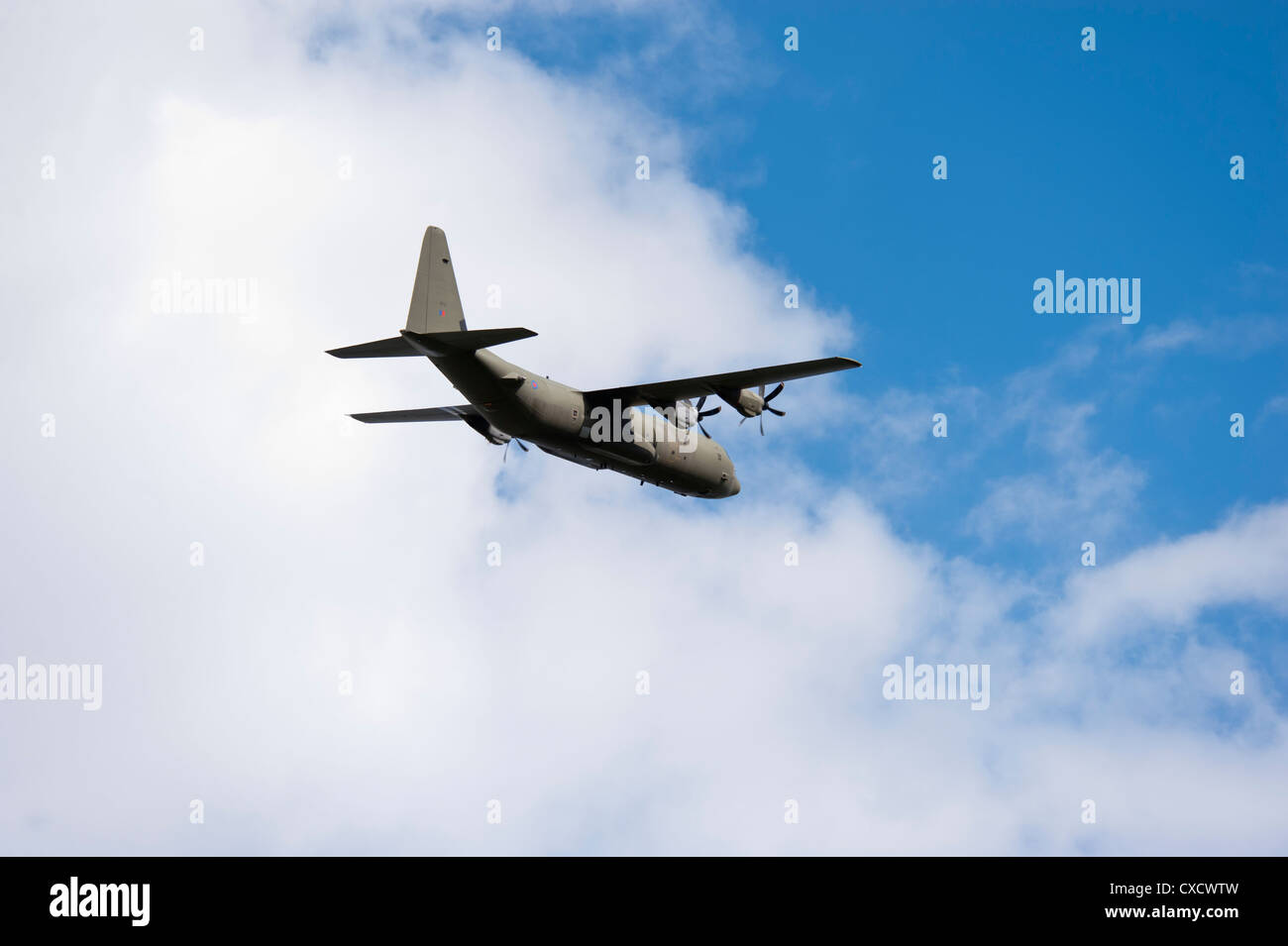 Hercules C-130. 875 à RAF Valley Anglesey au nord du Pays de Galles au Royaume-Uni. Banque D'Images