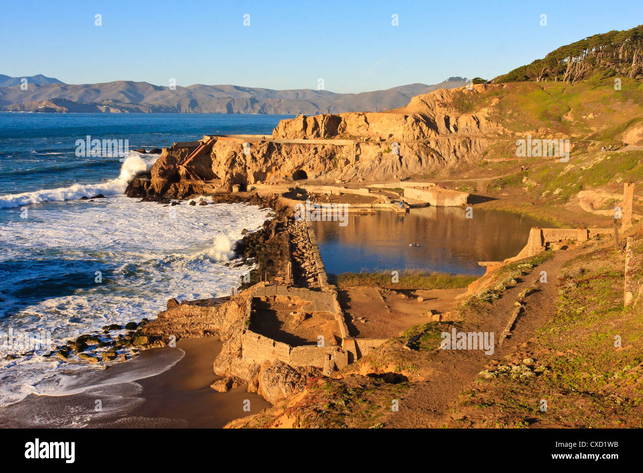 Sutro Baths à San Francisco, Californie Banque D'Images