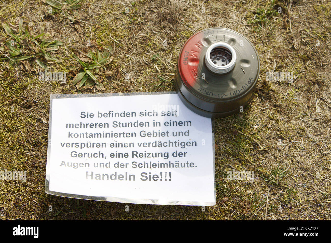 La formation de base à l'armée Banque D'Images