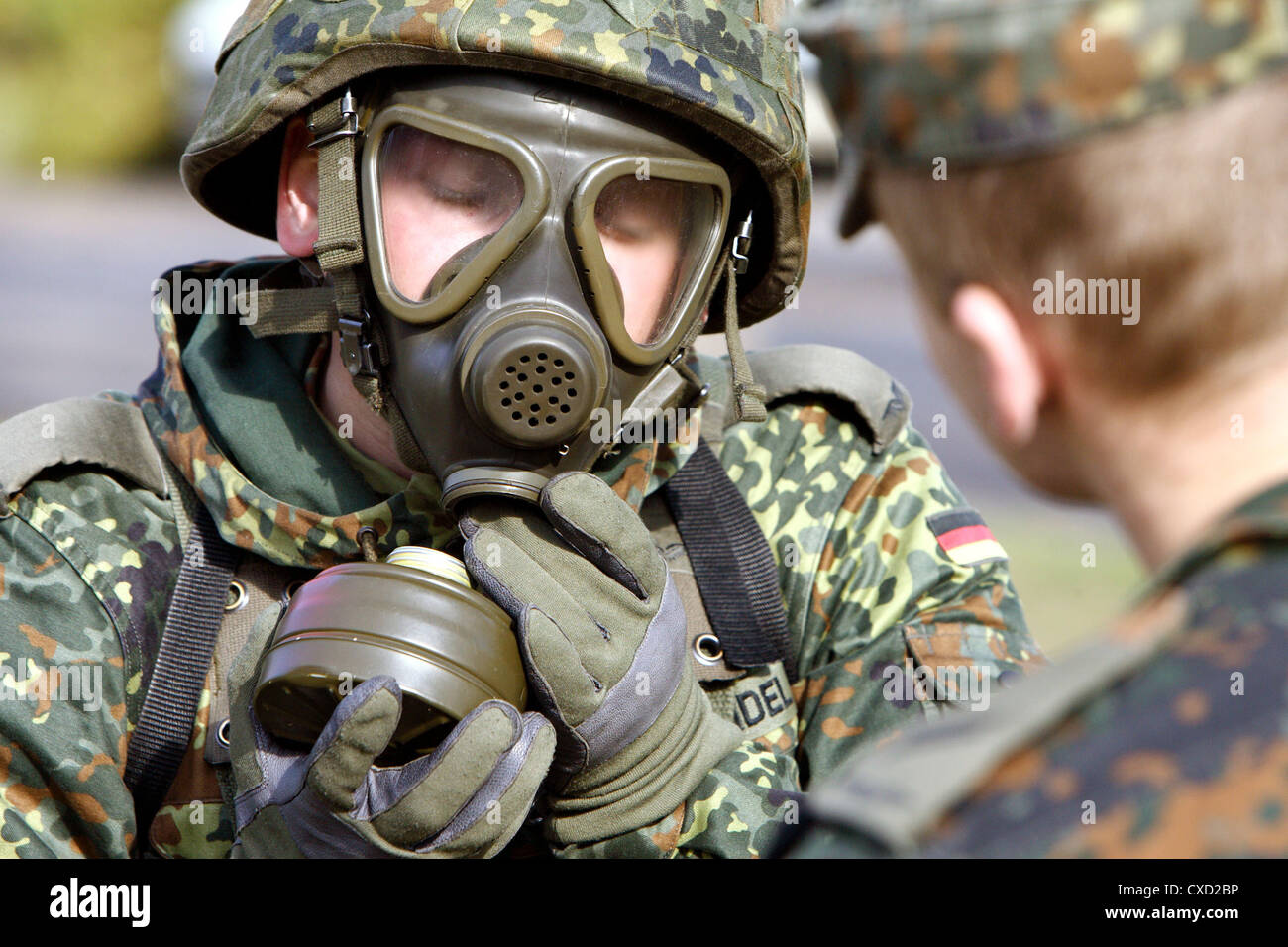 La formation de base à l'armée Banque D'Images