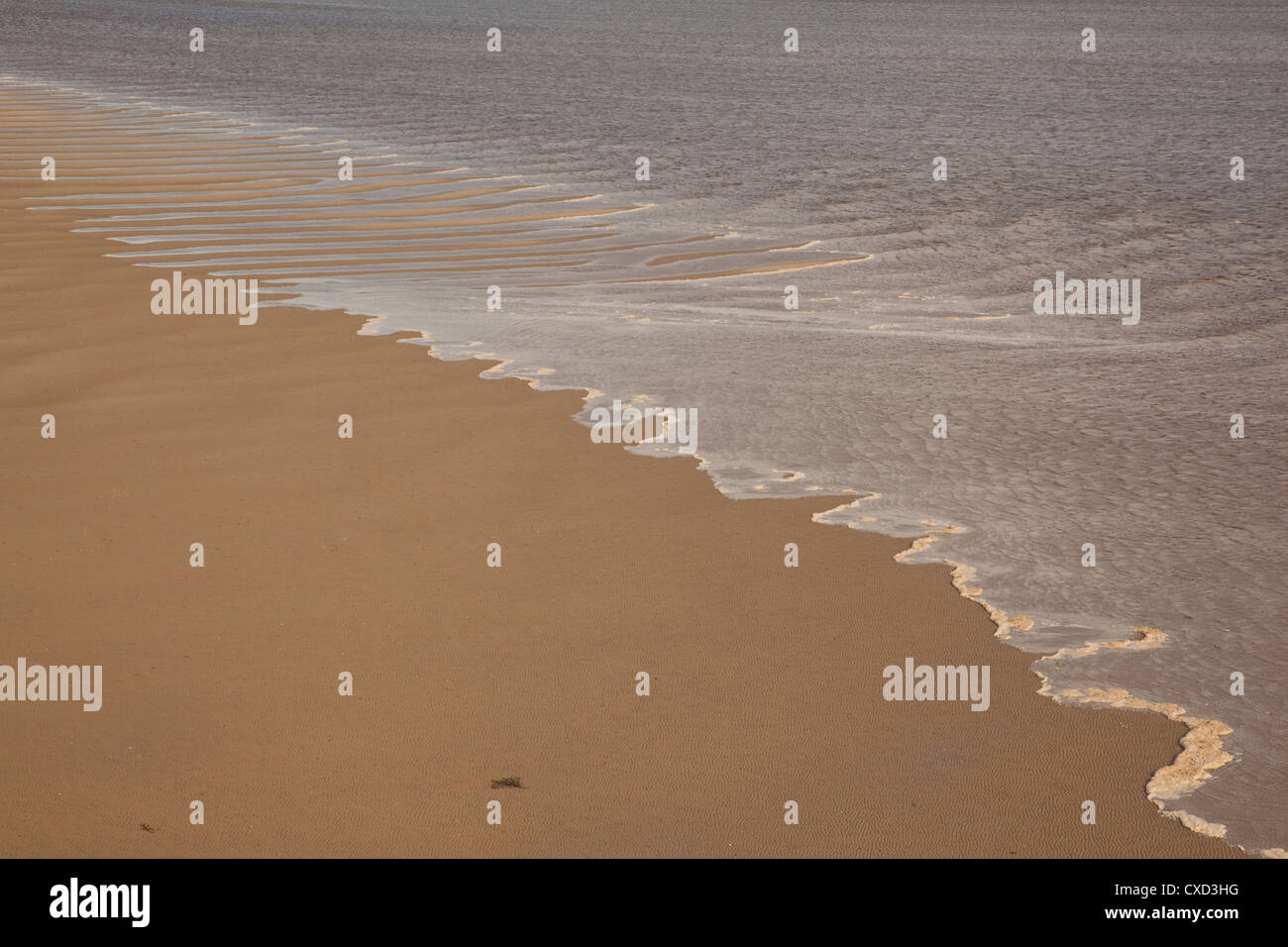 À Barmouth estuaire Pays de Galles avec la marée sur une journée ensoleillée en août 2012 Banque D'Images