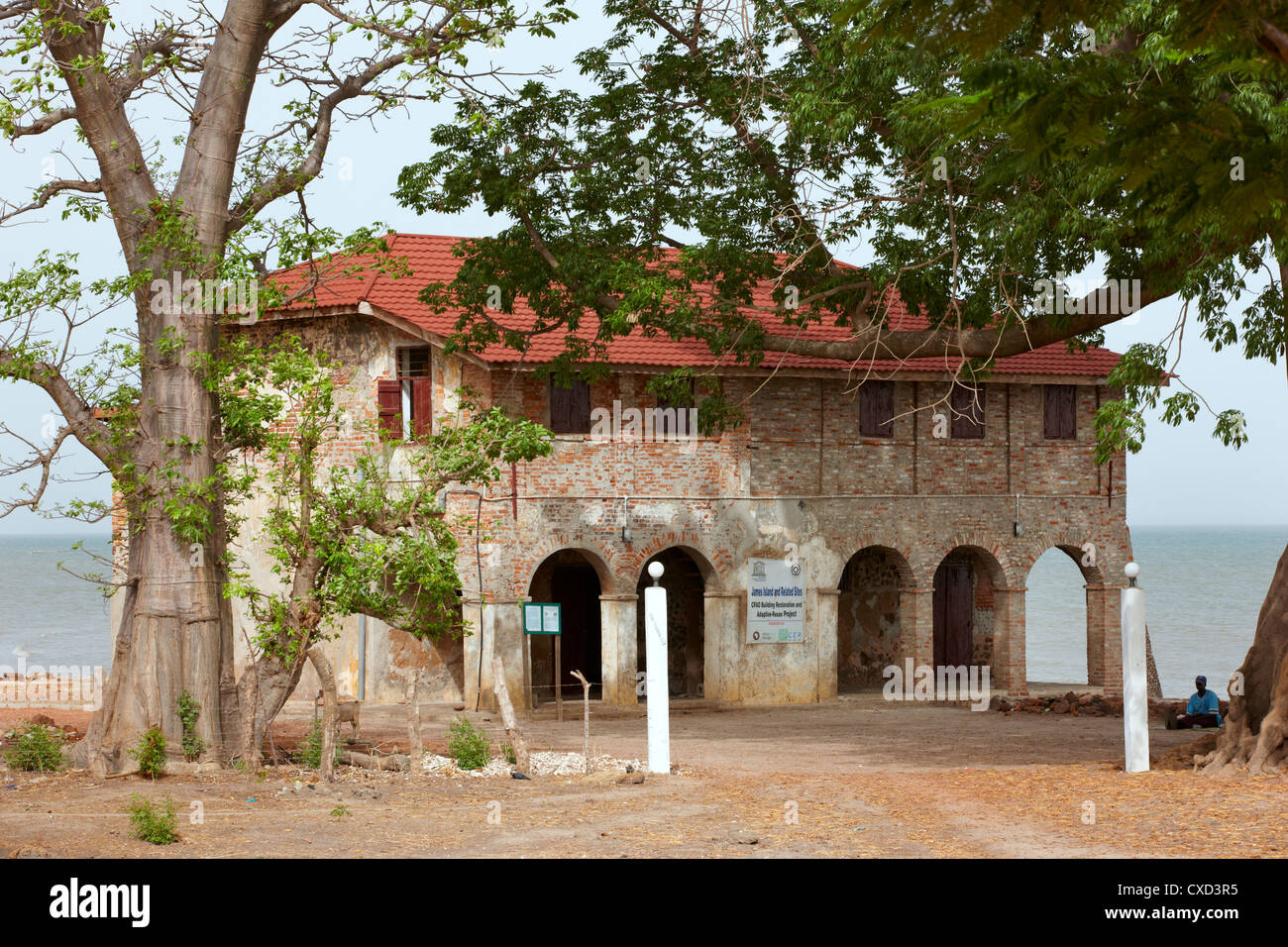 La Maison des Esclaves, Juffureh Village, la Gambie, Afrique de l'Ouest Banque D'Images