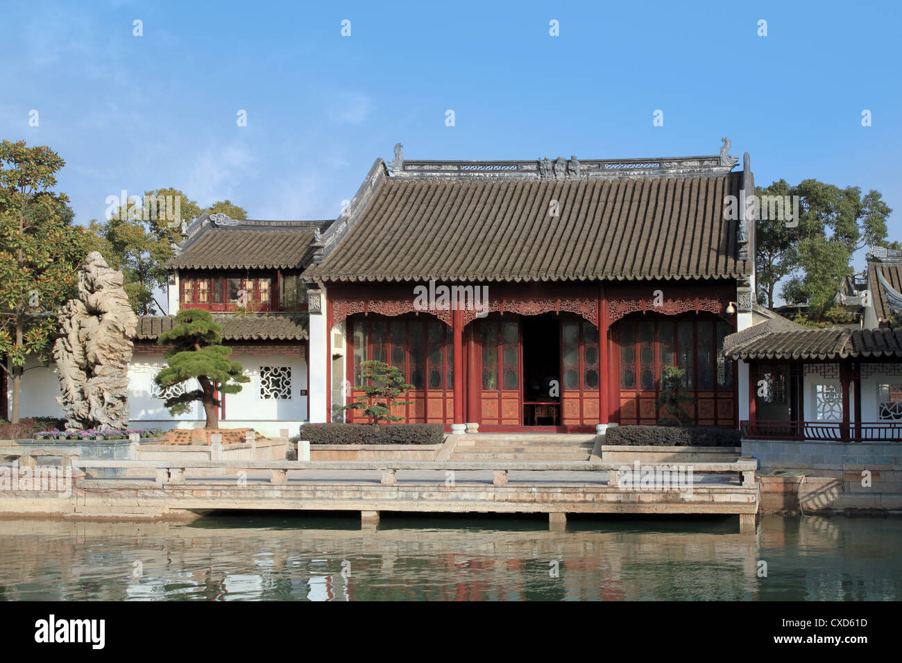 Vieille maison chinoise Banque D'Images